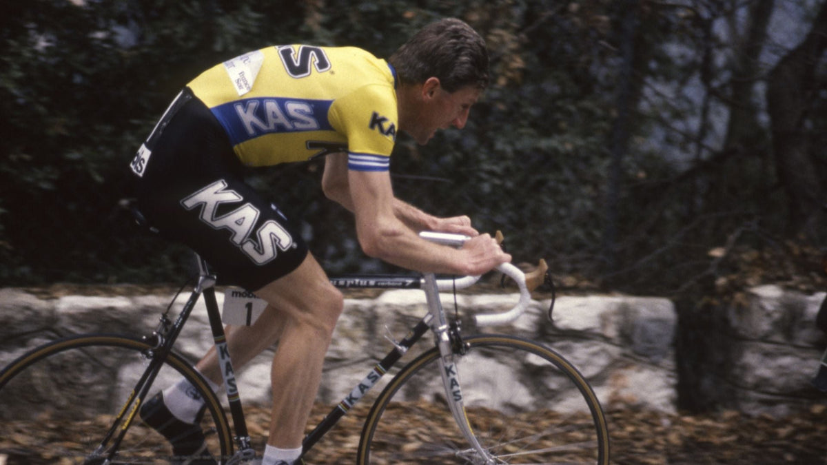 Sean Kelly and the KAS Jersey at the 1988 Vuelta