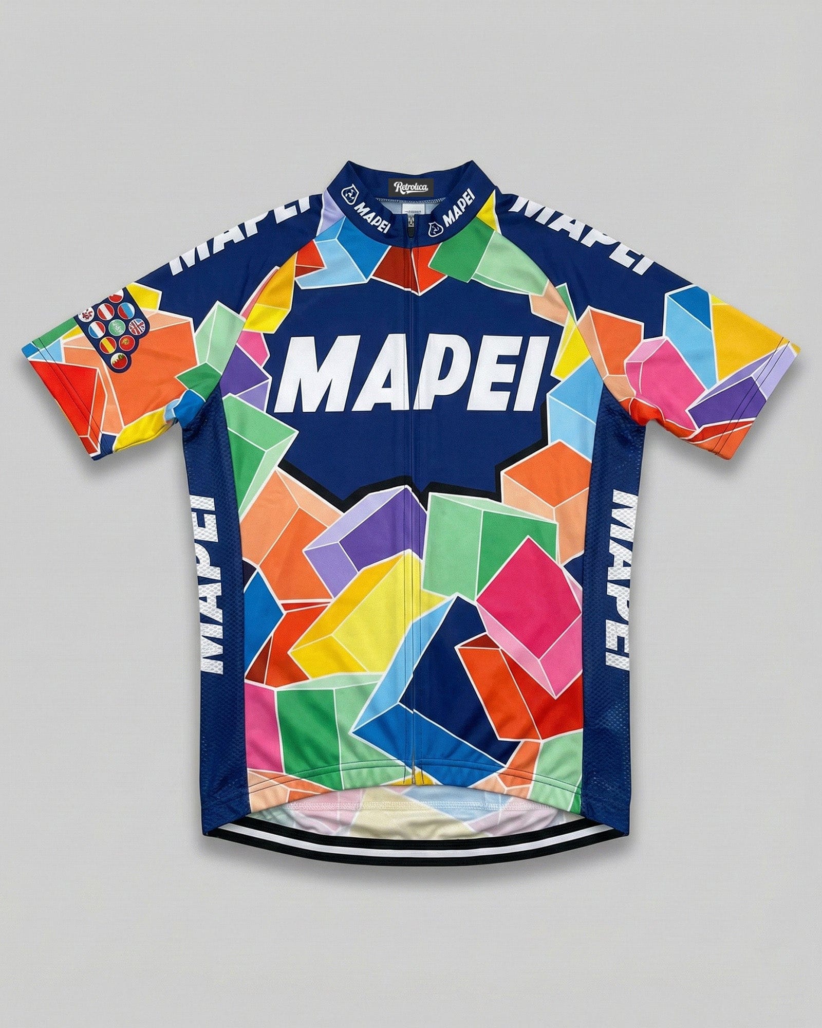 1990s Mapei Cube Retro Cycling Jersey - Iconic 90s Design