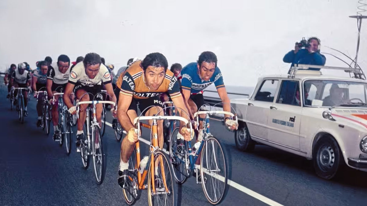 Eddy Merckx Through Three Team Jerseys