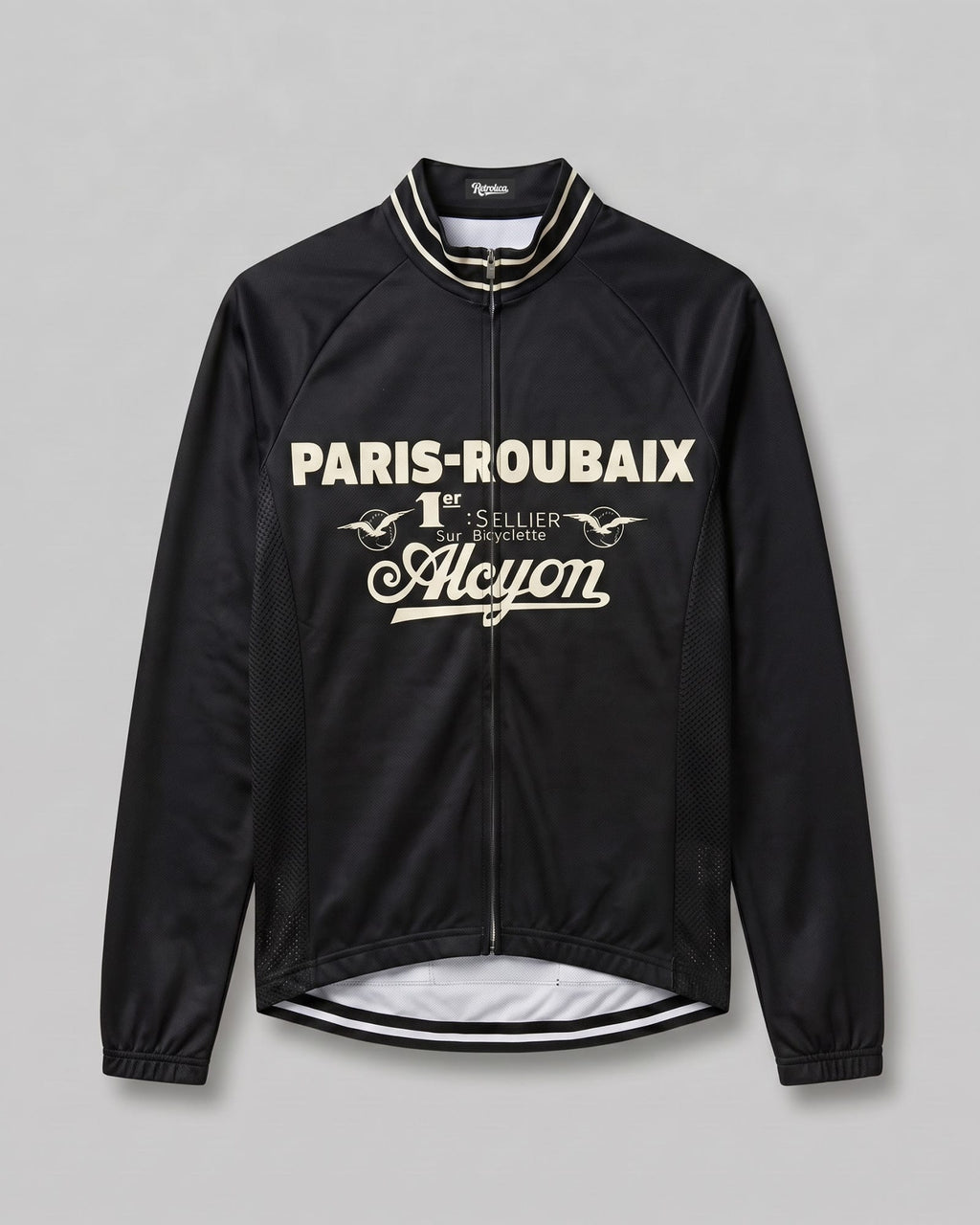 retrolica MEN / XS 1923 Alcyon Paris-Roubaix Long Sleeve Retro Cycling Jersey - Heiri Suter