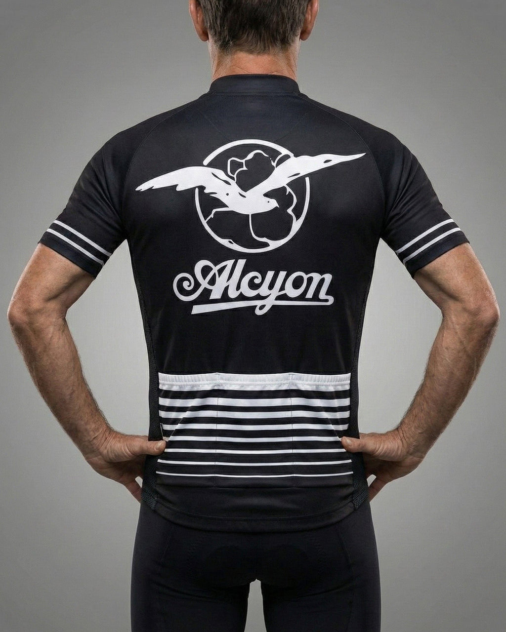 retrolica 1923 Alcyon Paris-Roubaix Retro Cycling Jersey - Heiri Suter Winner Edition - Black