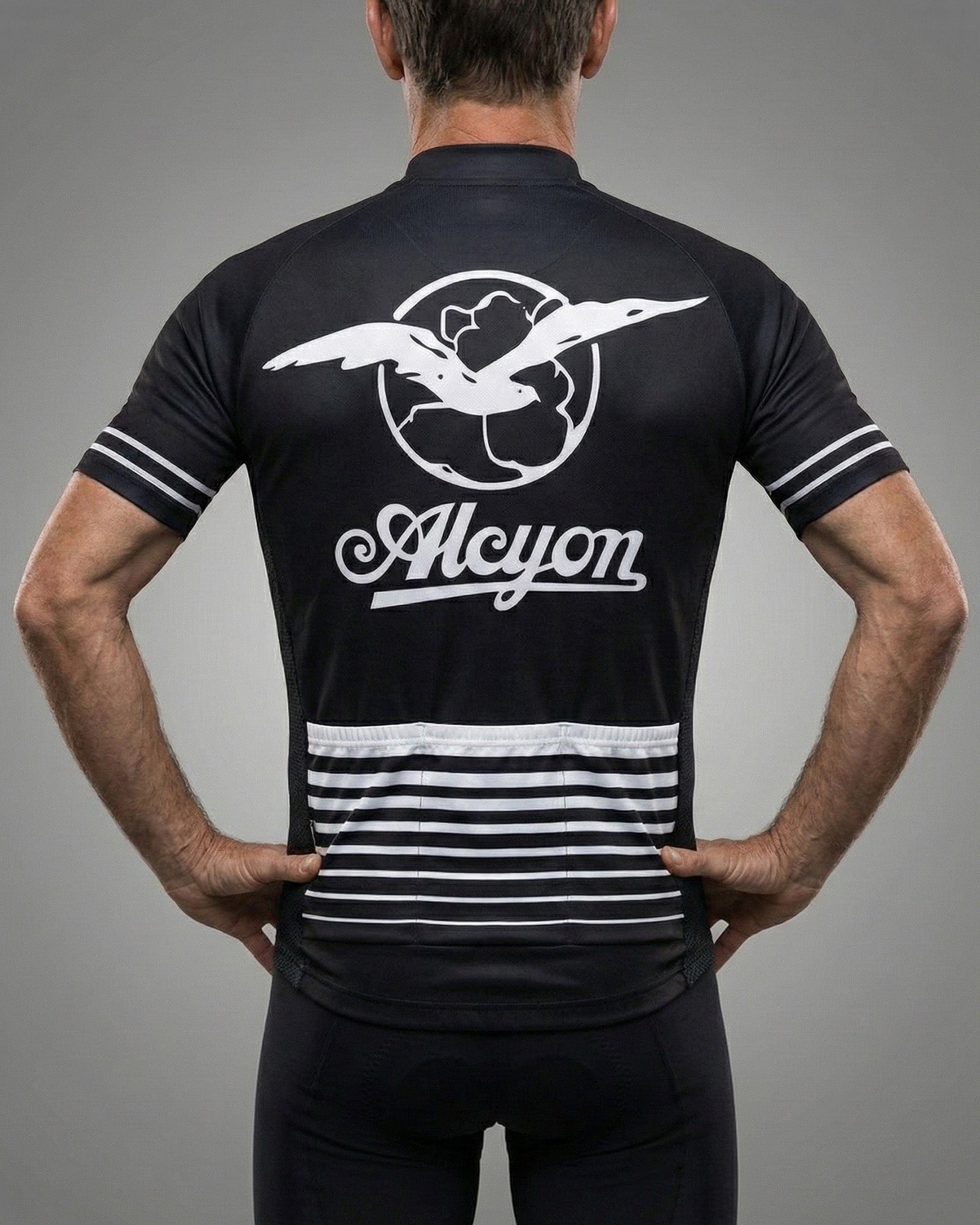 retrolica 1923 Alcyon Paris-Roubaix Retro Cycling Jersey - Heiri Suter Winner Edition - Black