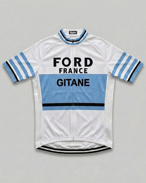 retrolica MEN / XS 1966 Ford France Gitane Tour de France Retro Cycling Jersey - Lucien Aimar