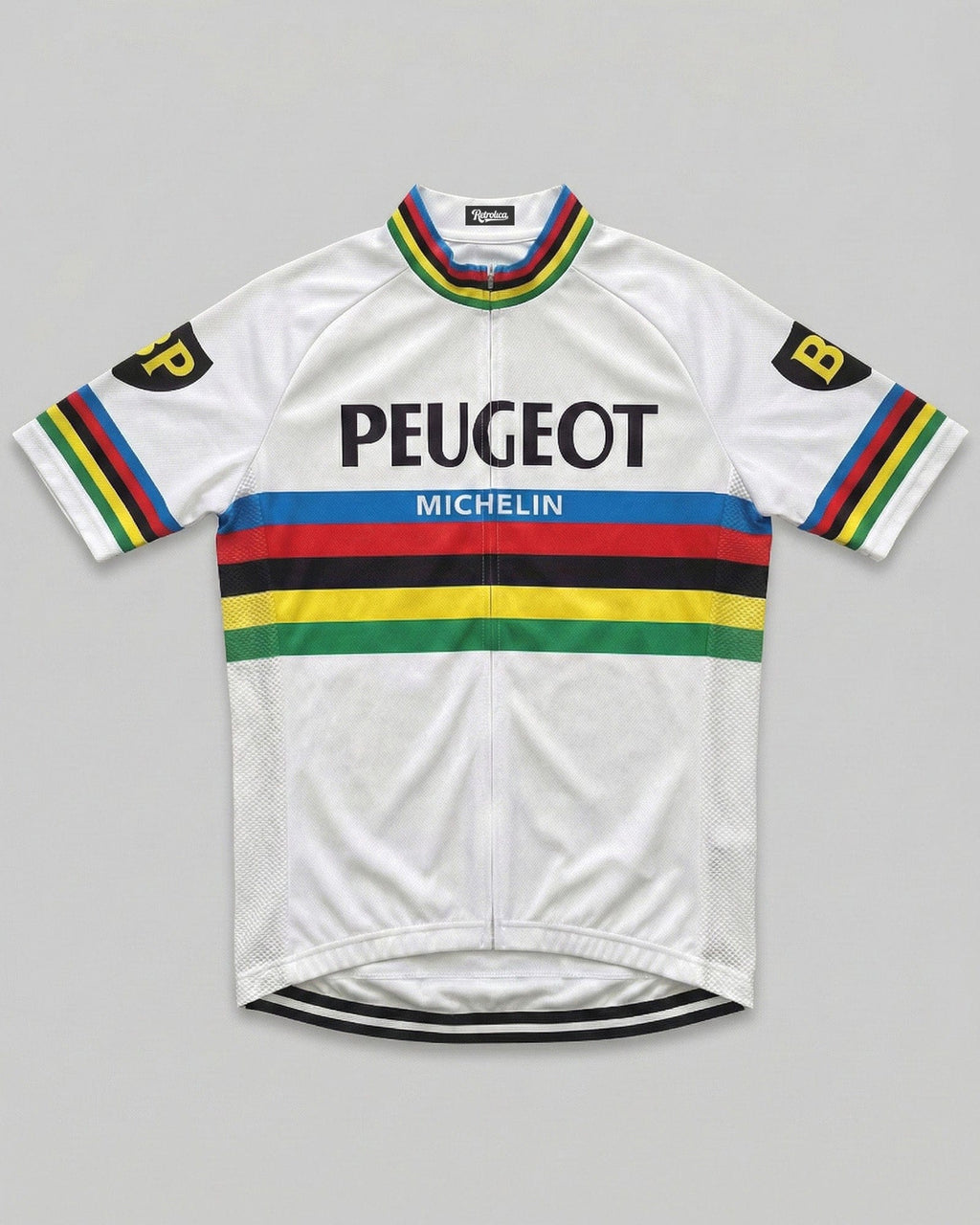 retrolica MEN / XS 1966 Peugeot BP Michelin Retro Cycling Jersey