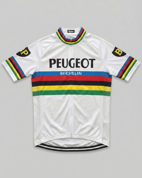 retrolica MEN / XS 1966 Peugeot BP Michelin Retro Cycling Jersey