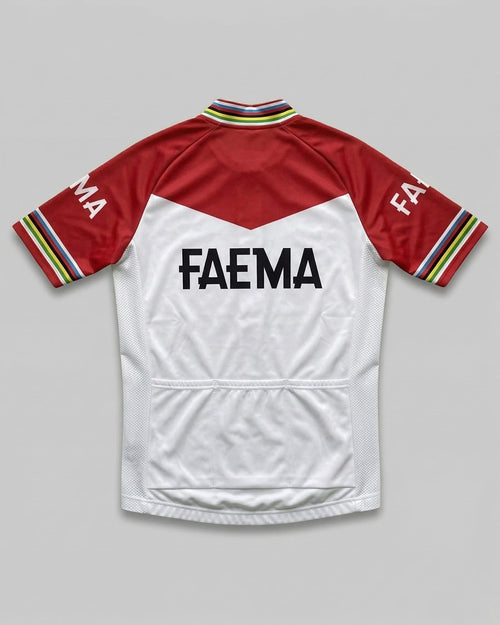 retrolica 1969 Faema Retro Cycling Jersey - Eddy Merckx World Champion Edition