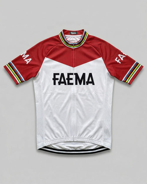 retrolica MEN / XS 1969 Faema Retro Cycling Jersey - Eddy Merckx World Champion Edition