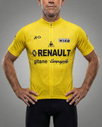 retrolica 1978 Renault-Gitane Tour de France Maillot Jaune Retro Cycling Jersey - Bernard Hinault First Win