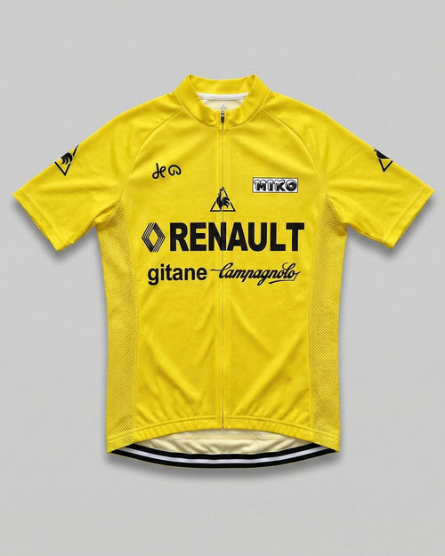 retrolica 1978 Renault-Gitane Tour de France Maillot Jaune Retro Cycling Jersey - Bernard Hinault First Win