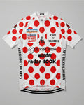 retrolica MEN / XS 1986 La Vie Claire Tour de France KOM Polka Dot Retro Cycling Jersey