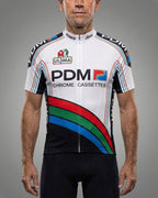retrolica 1988-1992 PDM Chrome Cassettes Retro Cycling Jersey - Sean Kelly Edition