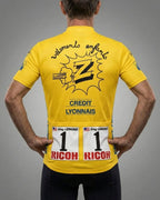 retrolica 1990 Z Tour de France Yellow Maillot Jaune Retro Cycling Jersey - Greg LeMond