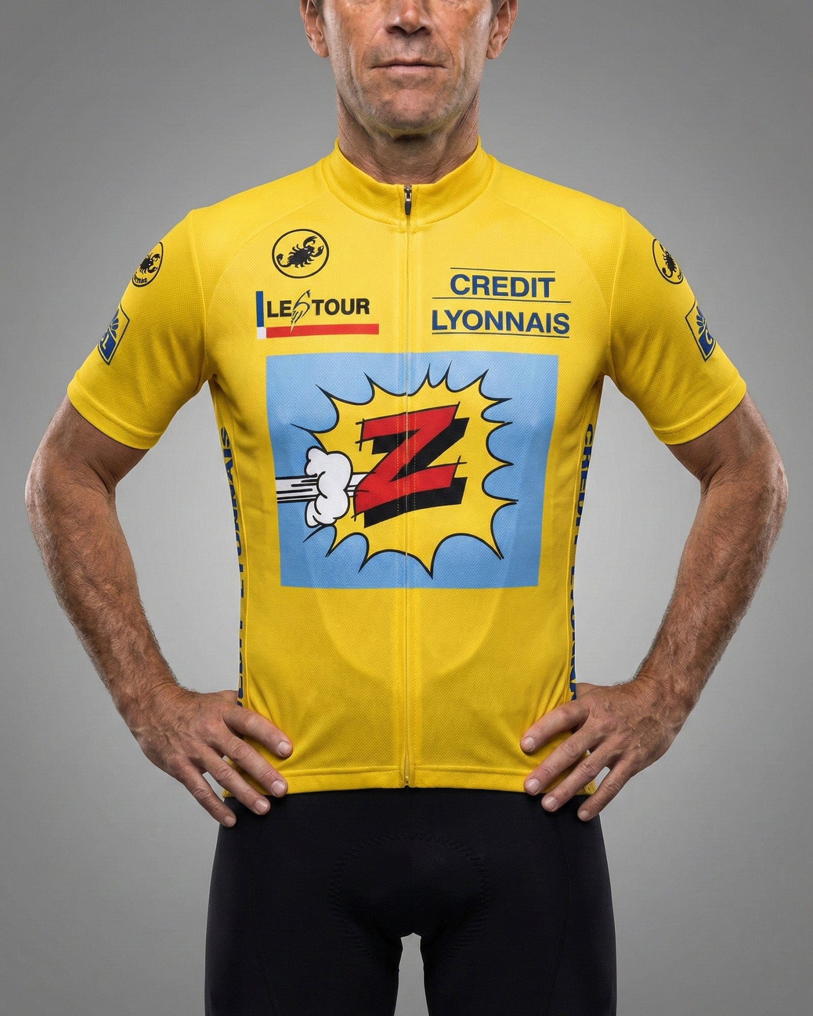 1990 Z TdF Yellow Jersey - Greg LeMond Retro Maillot Jaune