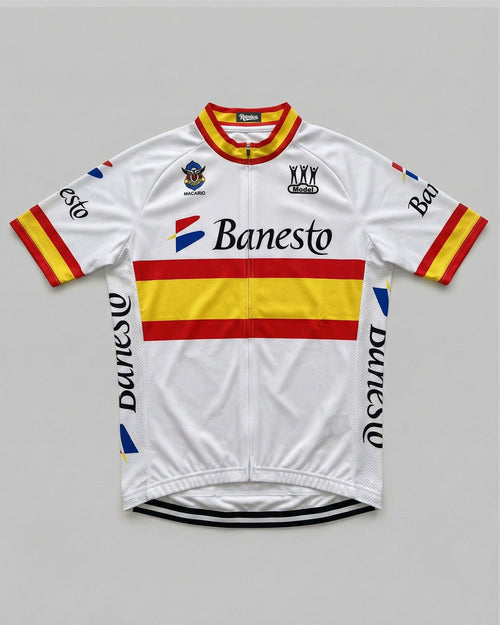 retrolica MEN / XS 1995 Banesto Spanish National Retro Cycling Jersey - Miguel Indurain