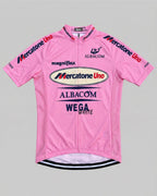 retrolica MEN / XS 2000 Mercatone Uno Albacom Pink Retro Cycling Jersey - Marco Pantani