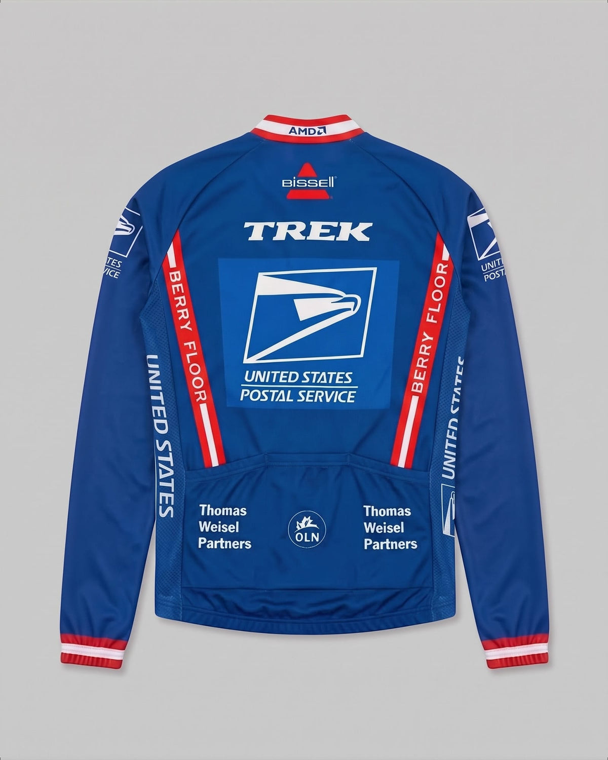 retrolica 2004 US Postal Service Long Sleeve Cycling Jersey – Lance Armstrong USPS Team