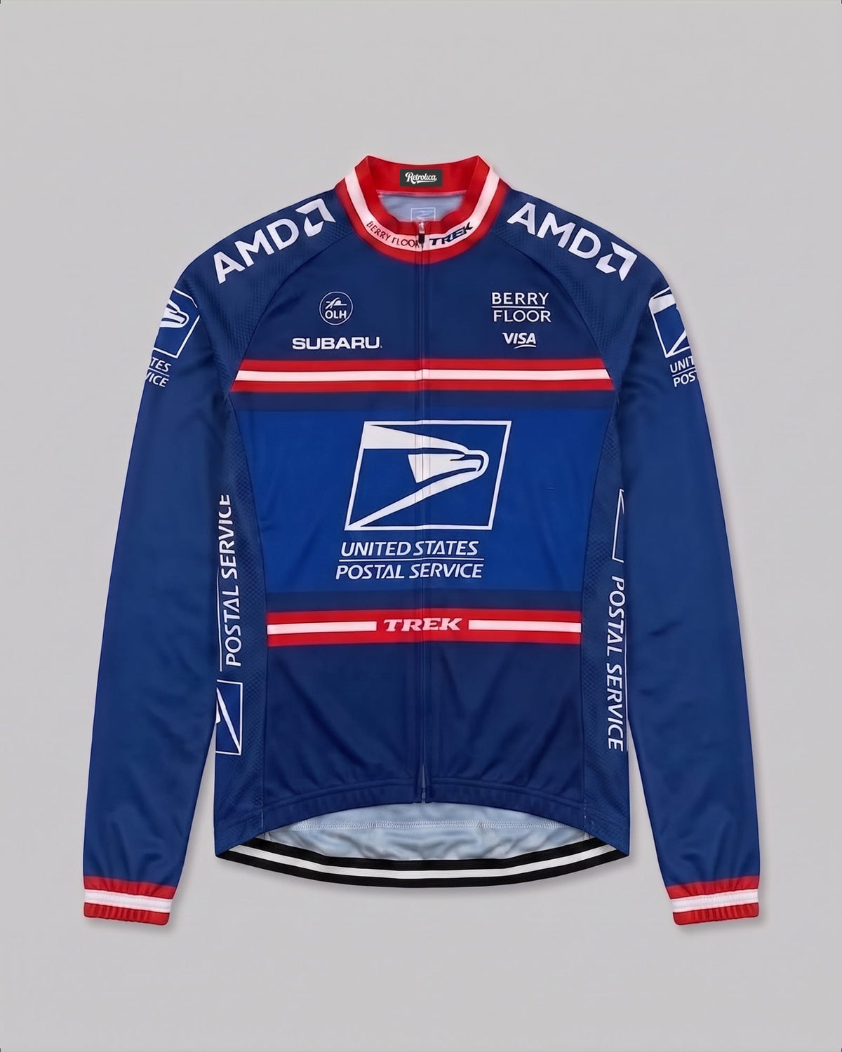 retrolica MEN / XS 2004 US Postal Service Long Sleeve Cycling Jersey – Lance Armstrong USPS Team