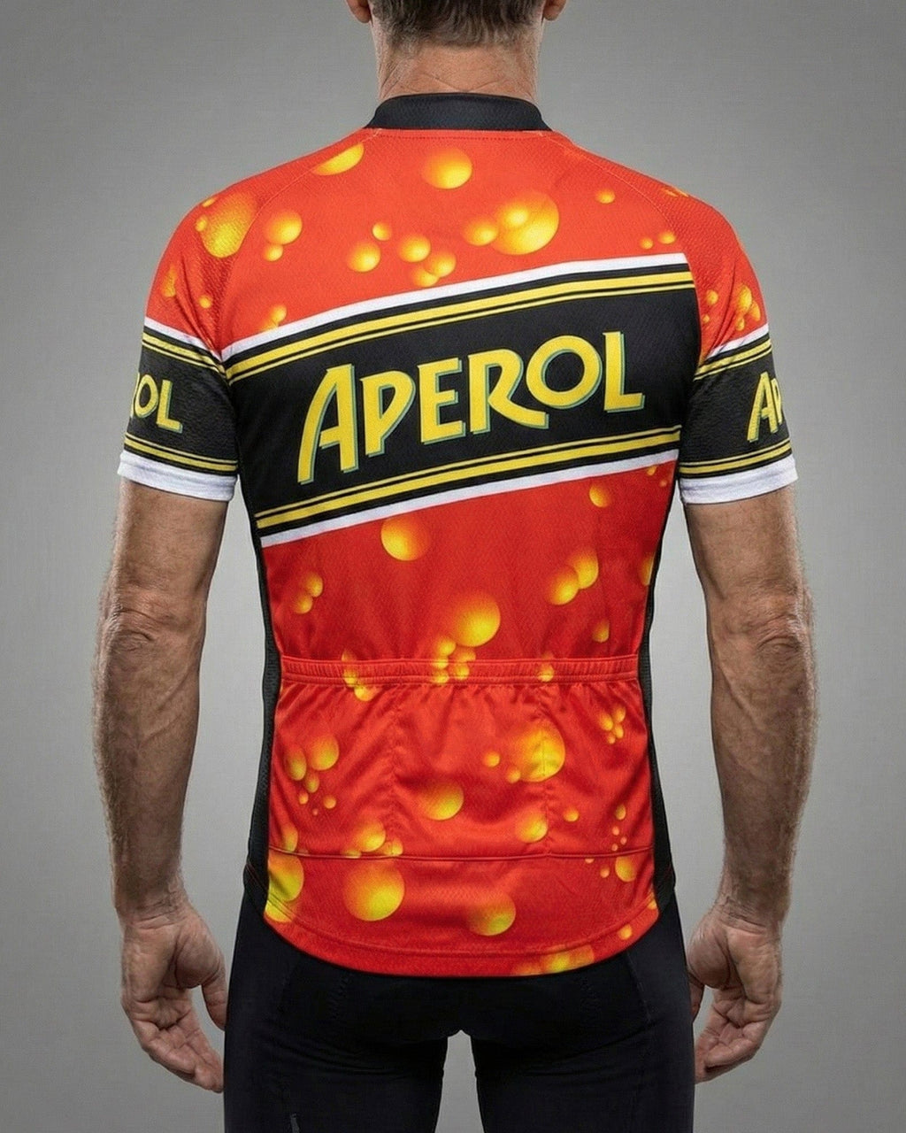 Aperol Retro Cycling Jersey – Aperol Spritz Inspired Vintage Italian Cycling Jersey
