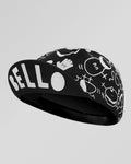 retrolica 48cm - 62cm Bello Black Graffiti Cycling Cap