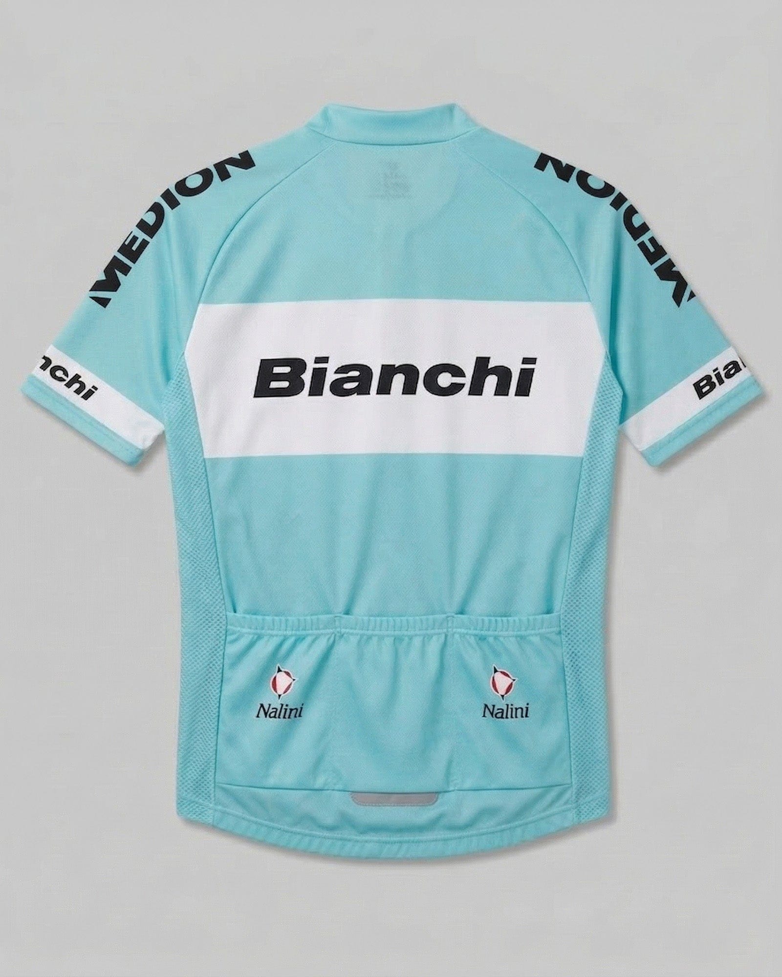 Bianchi Nalini Celeste Retro Cycling Jersey - Italian Classic