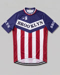 retrolica MEN / XS Brooklyn America Flag Retro Cycling Jersey - Classic Italian Team Edition