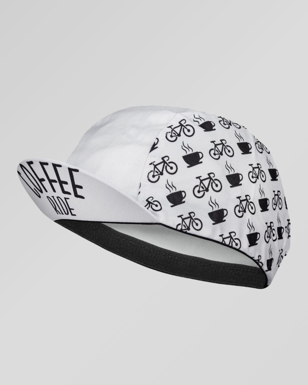 retrolica 48cm - 62cm Coffee Ride White Retro Cycling Cap