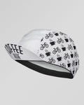 retrolica 48cm - 62cm Coffee Ride White Retro Cycling Cap
