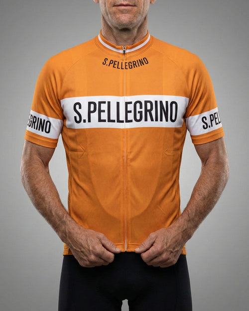 retrolica Iconic 1950s-60s San Pellegrino Retro Cycling Jersey