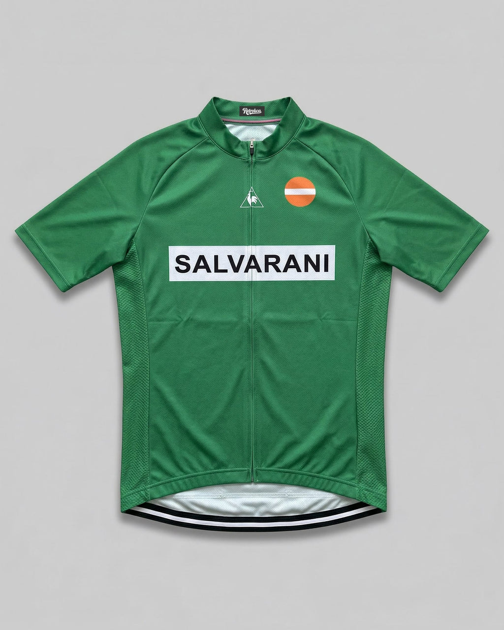 retrolica MEN / XS Salvarani Green Retro Cycling Jersey - Classic Italian Team Edition