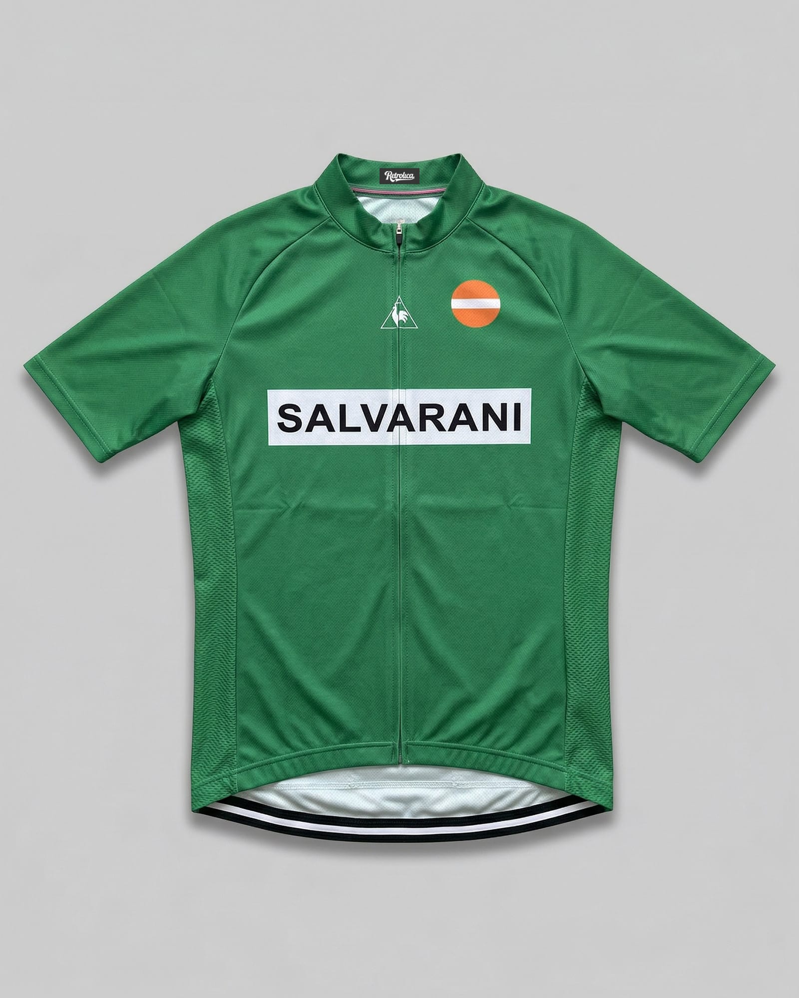 retrolica MEN / XS Salvarani Green Retro Cycling Jersey - Classic Italian Team Edition