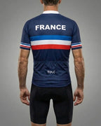 retrolica TDLC France Retro Cycling Jersey - Tricolore National Pride