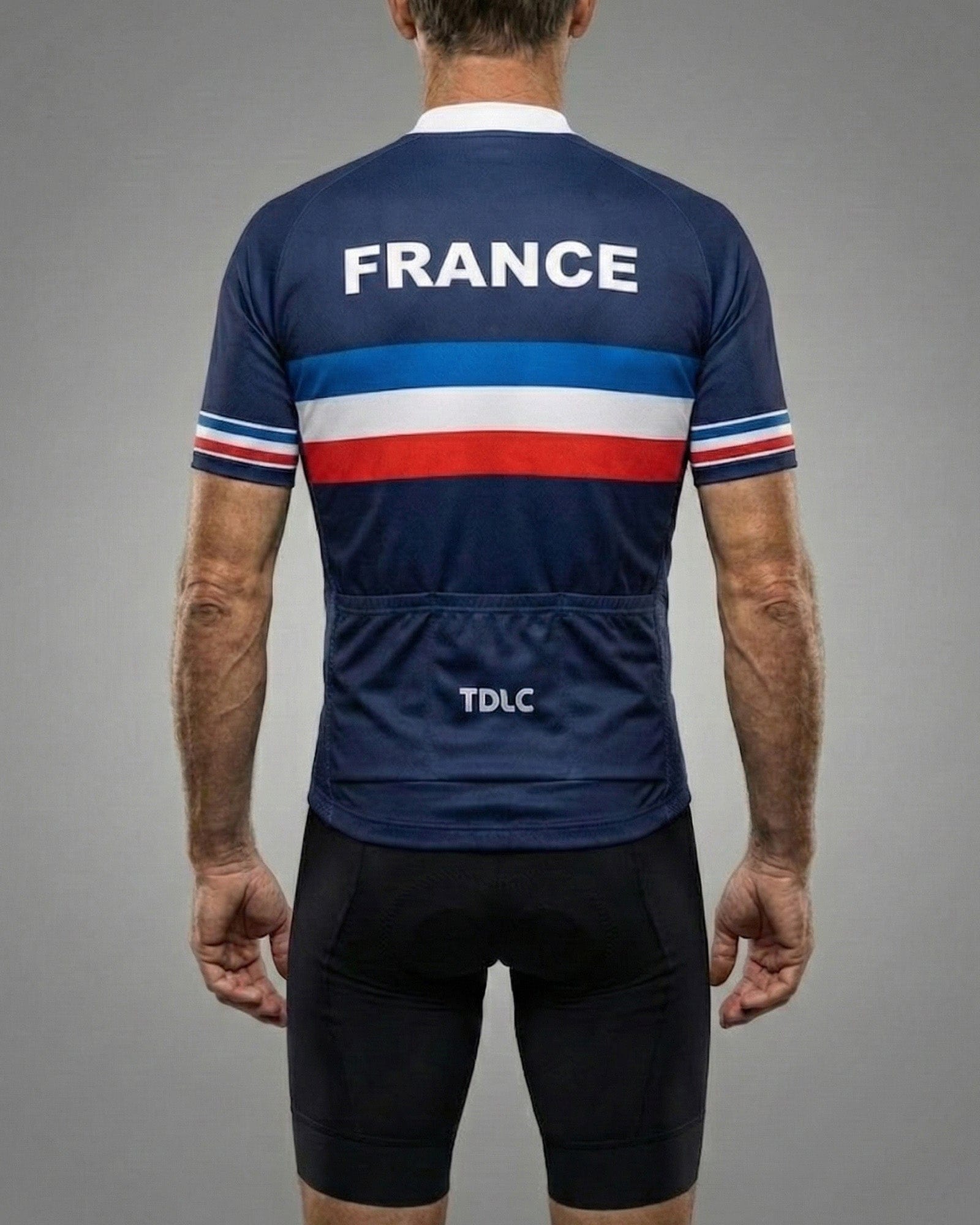 retrolica TDLC France Retro Cycling Jersey - Tricolore National Pride