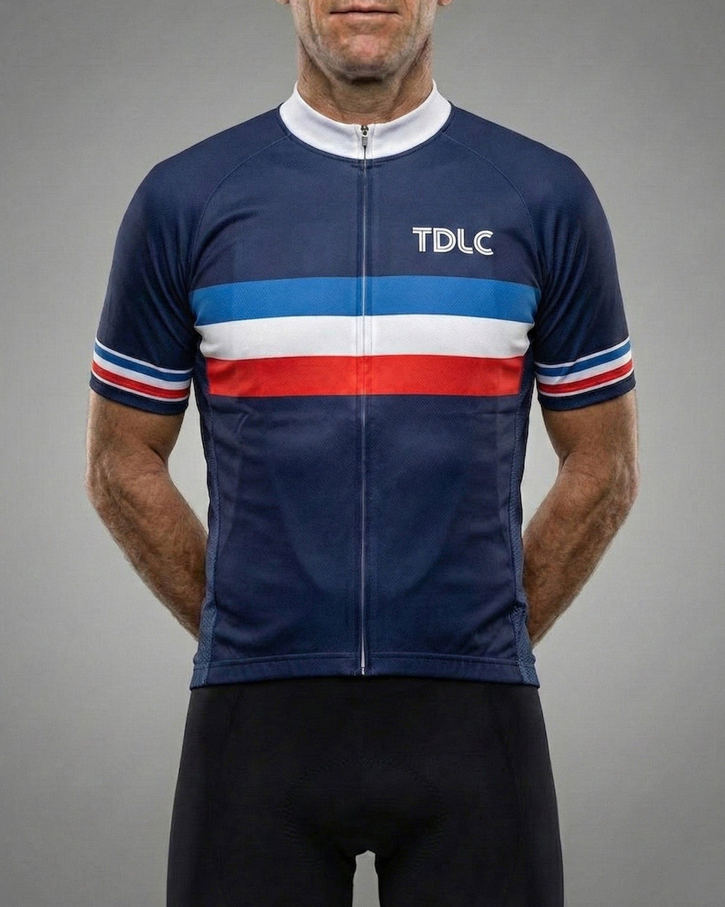 retrolica TDLC France Retro Cycling Jersey - Tricolore National Pride