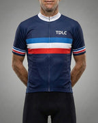 retrolica TDLC France Retro Cycling Jersey - Tricolore National Pride