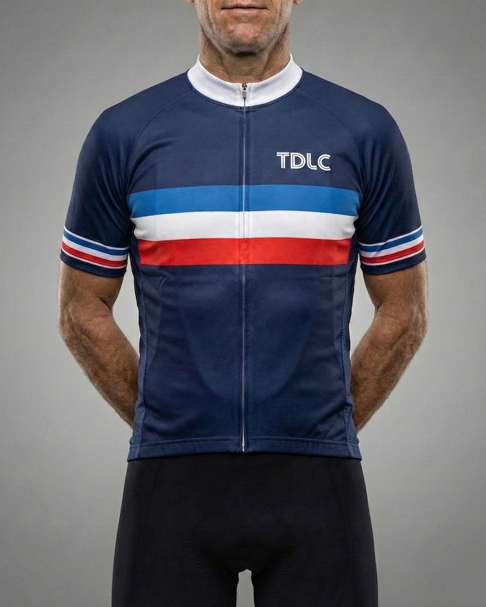 retrolica TDLC France Retro Cycling Jersey - Tricolore National Pride